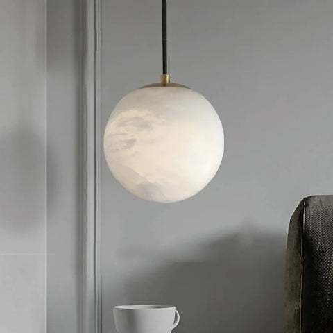 Hansa Alabaster Ball Pendant Island Mini Light