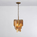 Heirloom Gold Amber Glass Pendant D260 - Copper – lights on