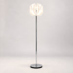 Helena Modern Glass Floor Lamp – lights on