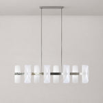 Helena Modern Kitchen Island Linear Chandelier – lights off