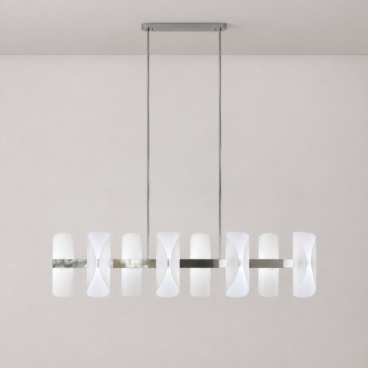 Helena Modern Kitchen Island Linear Chandelier – lights off