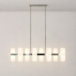 Helena Modern Kitchen Island Linear Chandelier – lights on