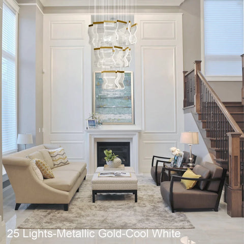 Helia Luxury Modern Staircase Chandelier - Helia-1-Yiosilamp