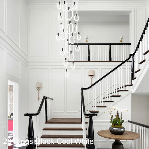 Helia Modern Staircase Hanging Chandelier - Helia-1-Yiosilamp