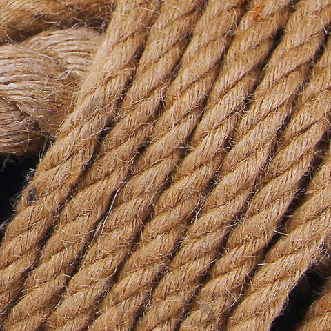 Hemp Rope Industrial Tire Chandelier ∅ 23.6″ - Yiosilamp