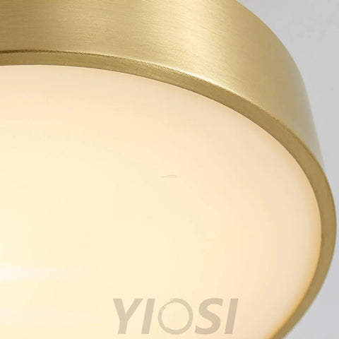 Hero Rotating Ceiling Llight - Brass, Semi Flush Mounts-1-Yiosilamp