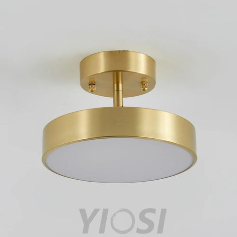 Hero Rotating Ceiling Llight - Brass, Semi Flush Mounts-1-Yiosilamp