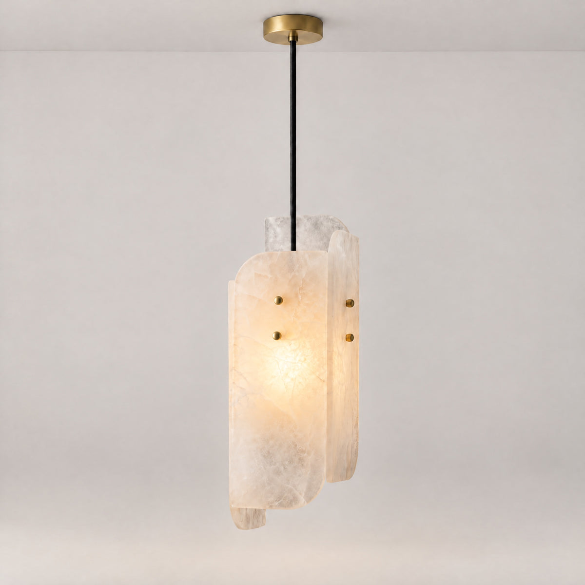 Hollis Modern Alabaster Pendant Light