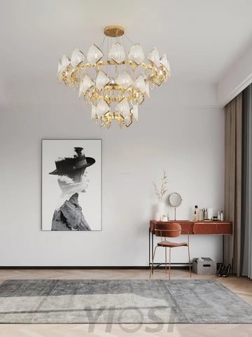 Holly Chandelier with 4/12/24 heads - Yiosilamp