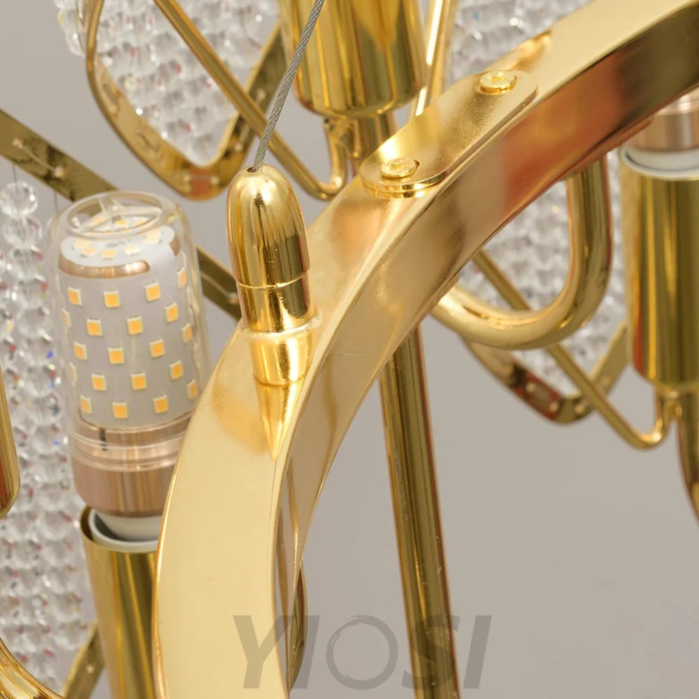 Holly Chandelier with 4/12/24 heads - Yiosilamp