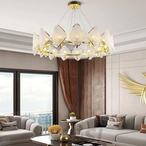 Holly Chandelier with 4/12/24 heads - Yiosilamp
