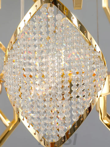 Holly Chandelier with 4/12/24 heads - Yiosilamp