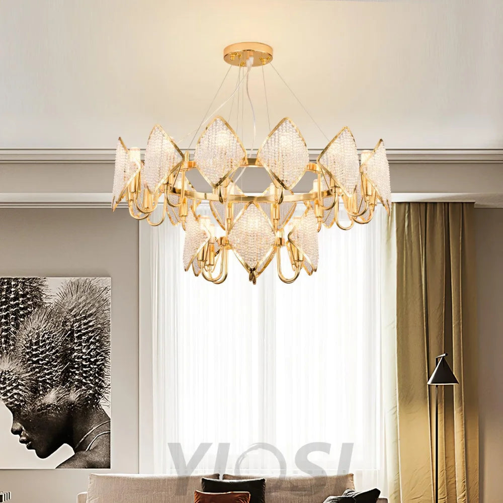 Holly Chandelier with 4/12/24 heads - Yiosilamp