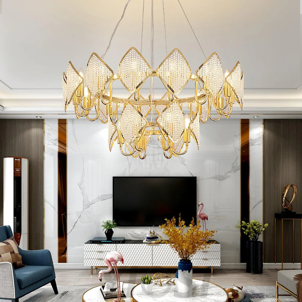 Holly Chandelier with 4/12/24 heads - Yiosilamp