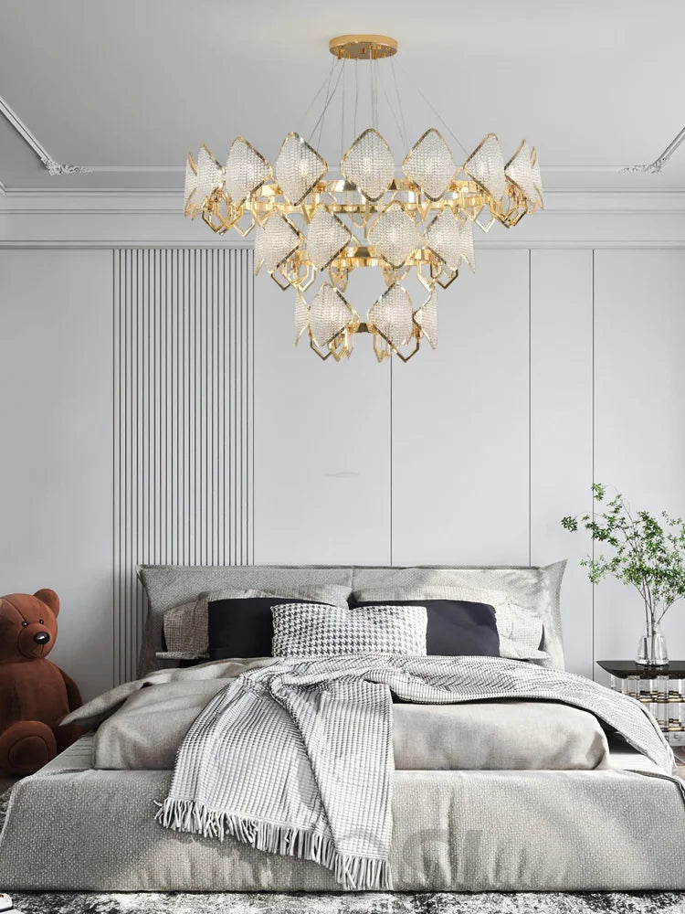 Holly Chandelier with 4/12/24 heads - Yiosilamp
