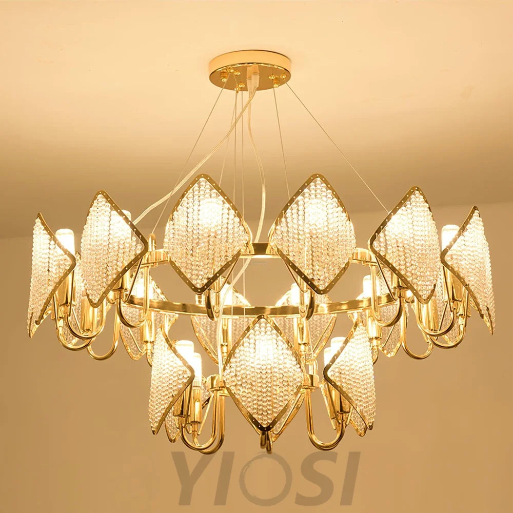 Holly Chandelier with 4/12/24 heads - Yiosilamp