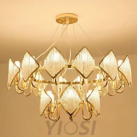 Holly Chandelier with 4/12/24 heads - Yiosilamp