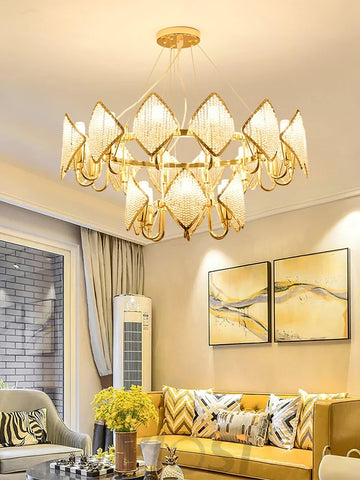 Holly Chandelier with 4/12/24 heads - Yiosilamp