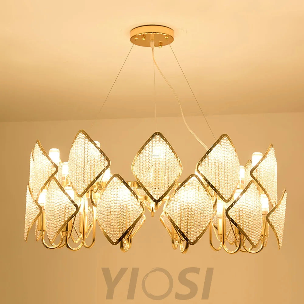 Holly Chandelier with 4/12/24 heads - Yiosilamp