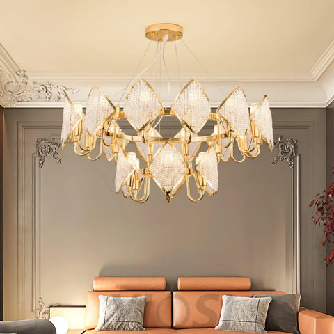 Holly Chandelier with 4/12/24 heads - Yiosilamp