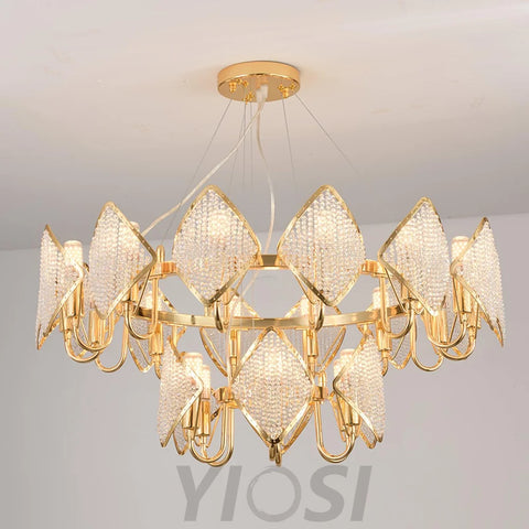 Holly Chandelier with 4/12/24 heads - Yiosilamp
