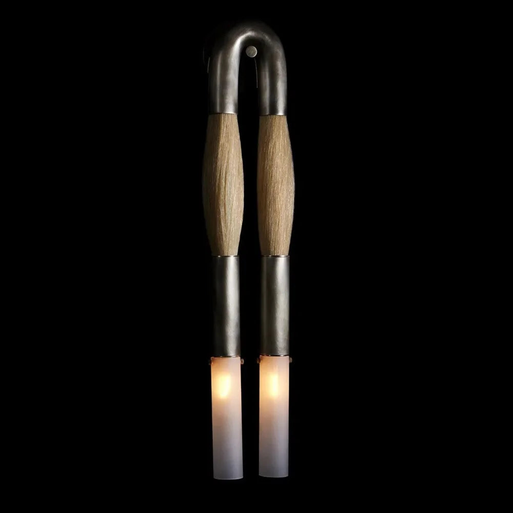 Horsehair: Sconce Oil-Rubbed Bronze / Jet Black