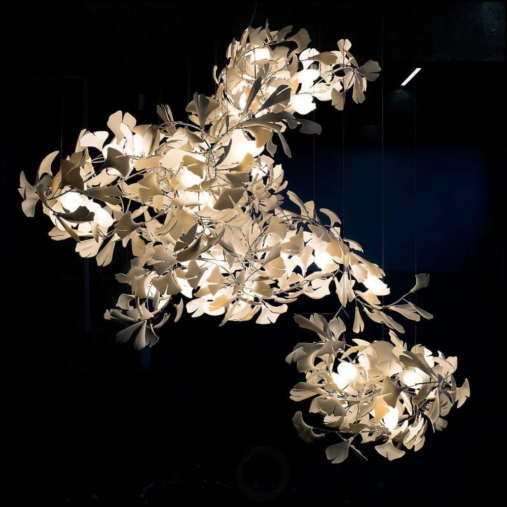 Hot Sale Gingko Linear Chandelier Branch