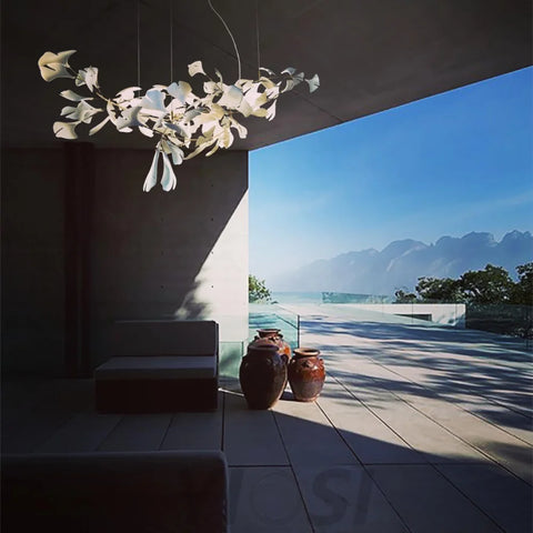 Hot Sale Gingko Linear Chandelier Branch