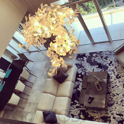 Hot Sale Gingko Linear Chandelier Branch