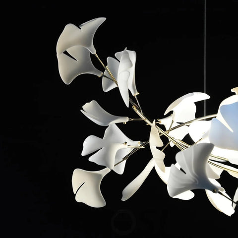 Hot Sale Gingko Linear Chandelier Branch