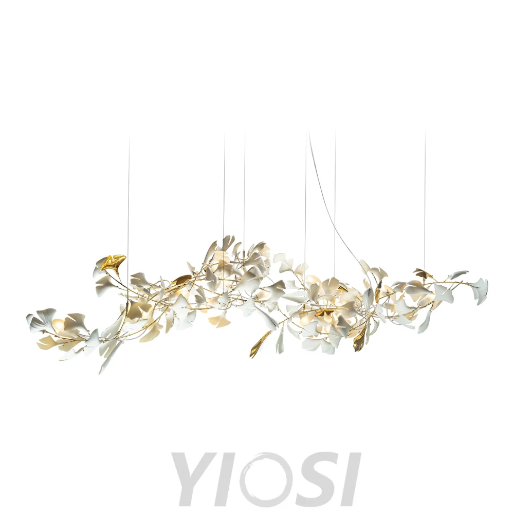 Hot Sale Gingko Linear Chandelier Branch