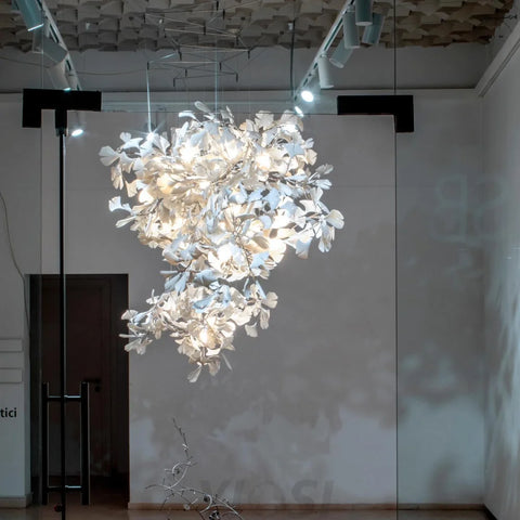 Hot Sale Gingko Linear Chandelier Branch