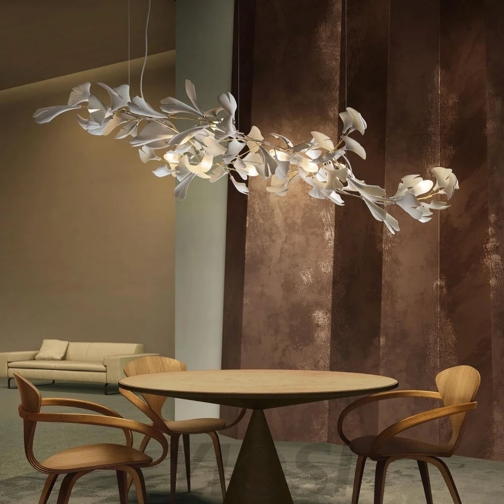 Hot Sale Gingko Linear Chandelier Branch