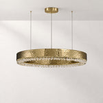 Hudson Crystal Modern Pendant Light – lights off