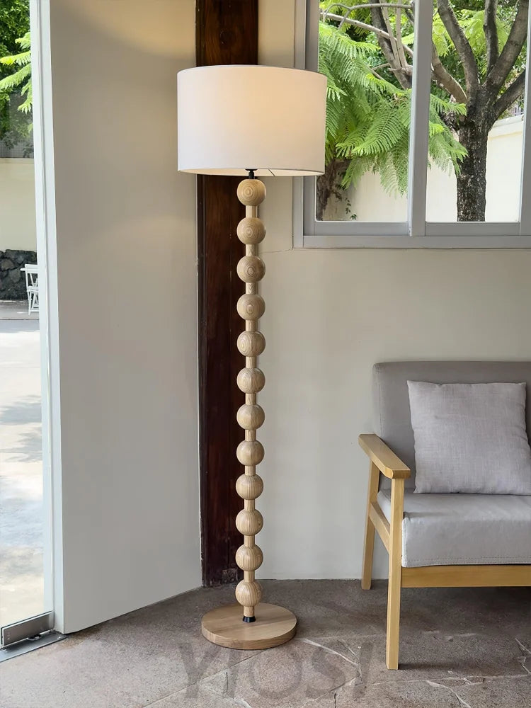 Hugo Barbell Floor Lamp  ∅ 15.7″ - Yiosilamp