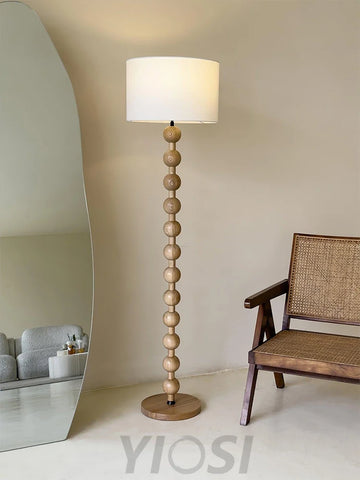 Hugo Barbell Floor Lamp  ∅ 15.7″ - Yiosilamp