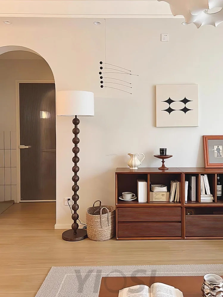 Hugo Barbell Floor Lamp  ∅ 15.7″ - Yiosilamp