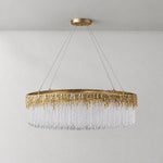Ice Bloom Glass Chandelier D800 - Copper – lights off