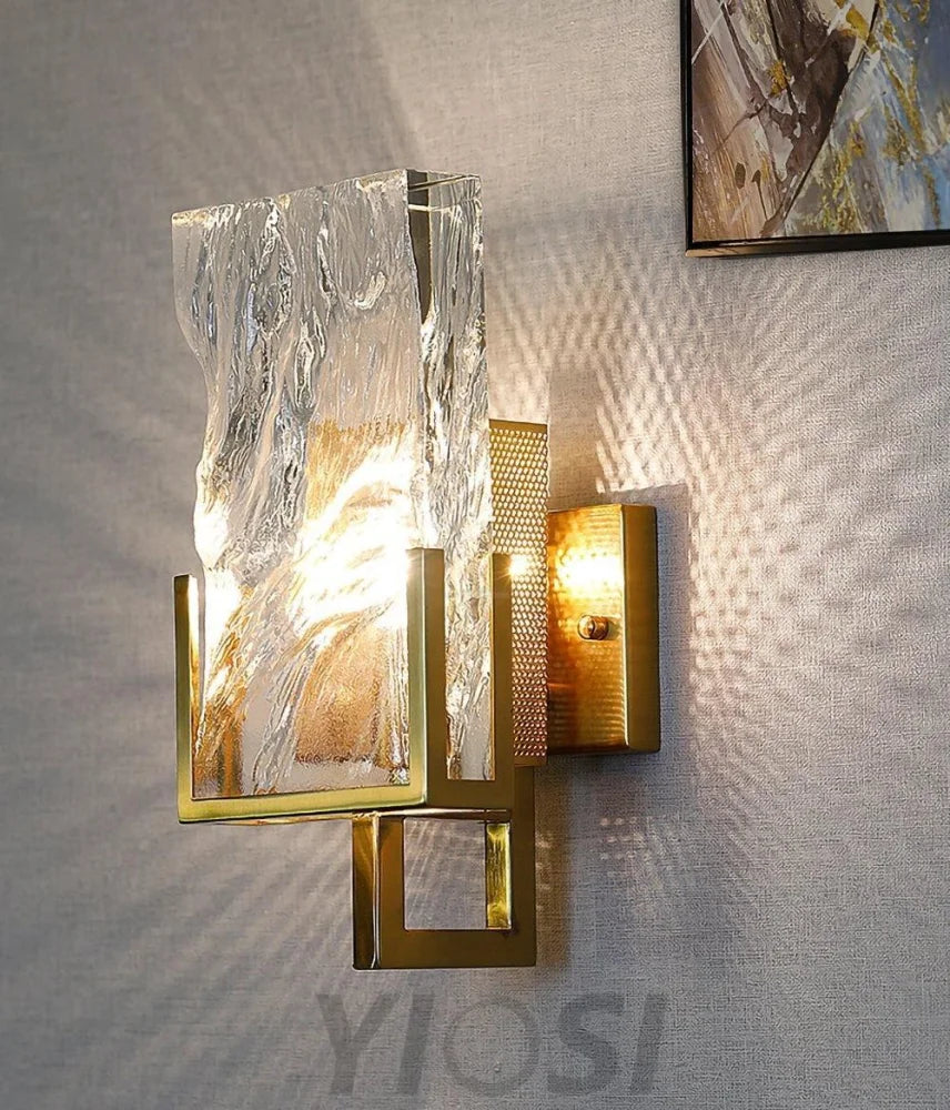 Ice Crystal Wall Sconce - Yiosilamp