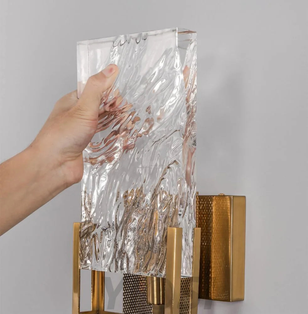 Ice Crystal Wall Sconce - Yiosilamp