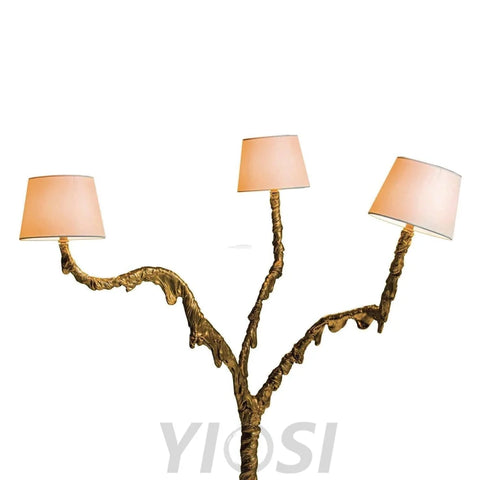 Ines Floor Lamp ∅ 31.5″ - Drapery-1-Yiosilamp