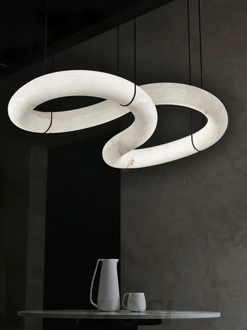 Infinity Alabaster Chandelier - Alabaster, Alabaster Chandelier-1-Yiosilamp