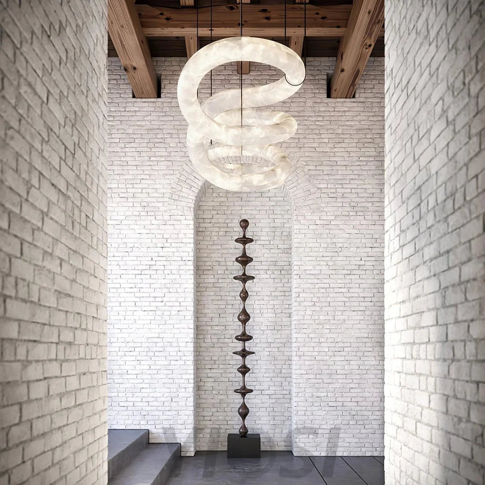 Infinity Alabaster Chandelier - Alabaster, Alabaster Chandelier-1-Yiosilamp