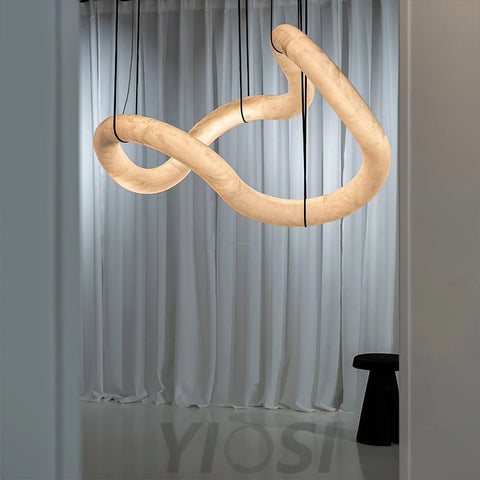 Infinity Alabaster Chandelier - Alabaster, Alabaster Chandelier-1-Yiosilamp