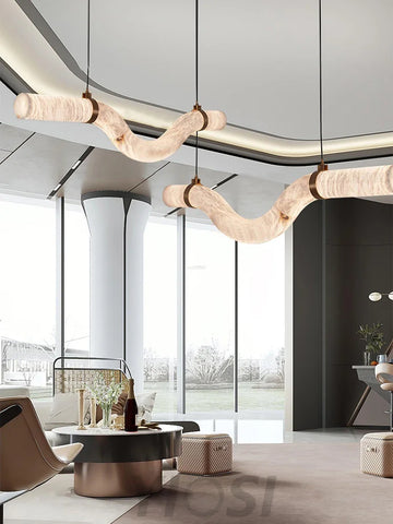 Infinity Alabaster Chandelier - Alabaster, Alabaster Chandelier-1-Yiosilamp