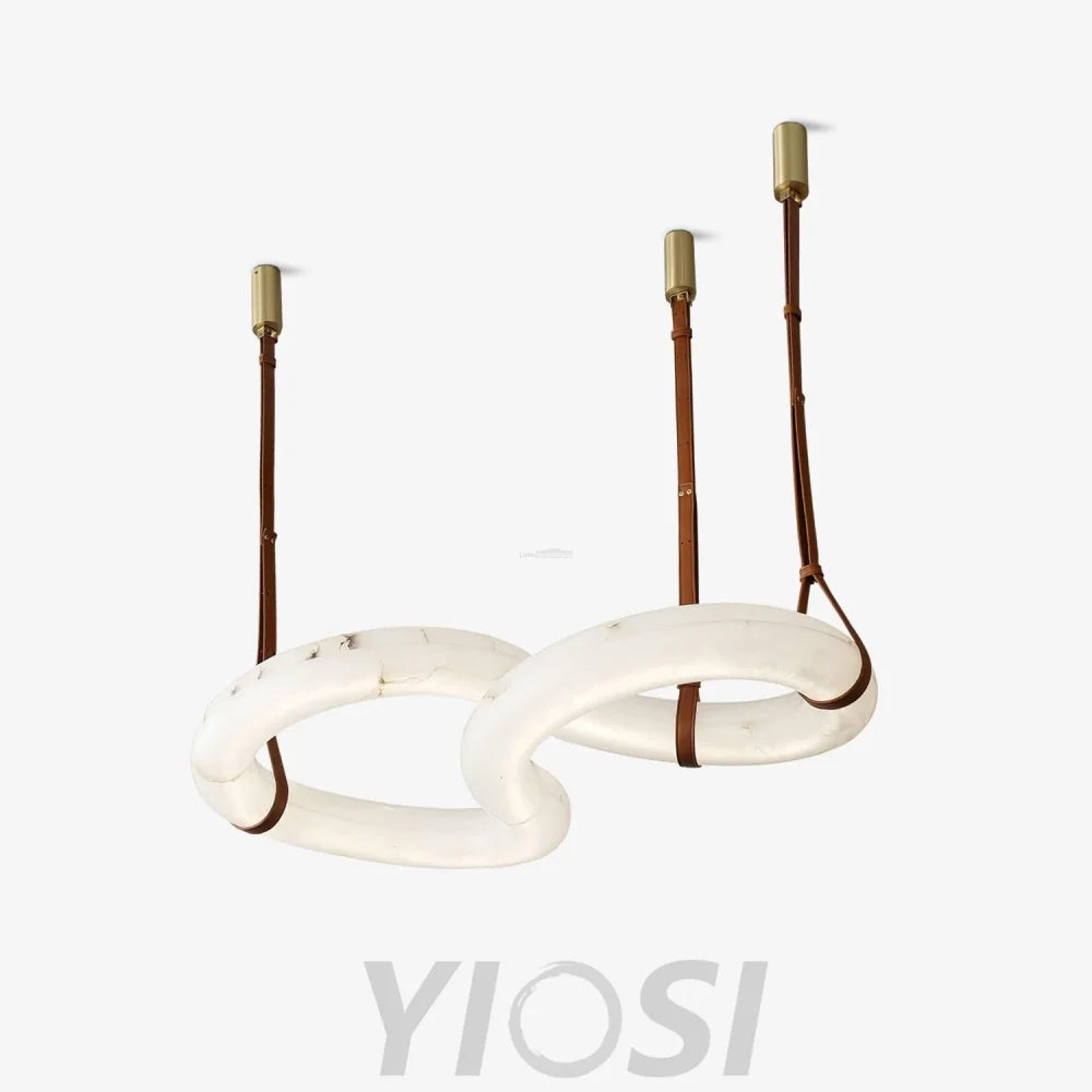 Infinity Alabaster Chandelier - Alabaster, Alabaster Chandelier-1-Yiosilamp