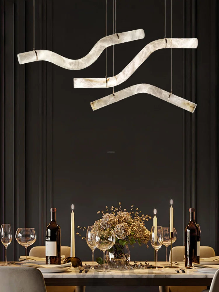 Infinity Alabaster Chandelier - Alabaster, Alabaster Chandelier-1-Yiosilamp