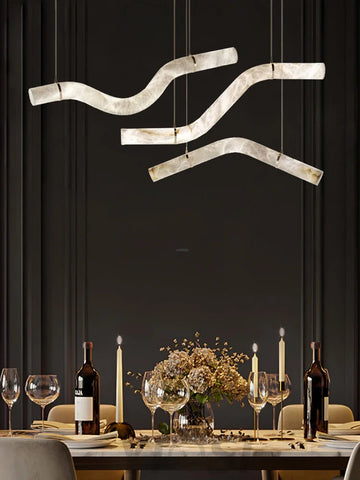 Infinity Alabaster Chandelier - Alabaster, Alabaster Chandelier-1-Yiosilamp