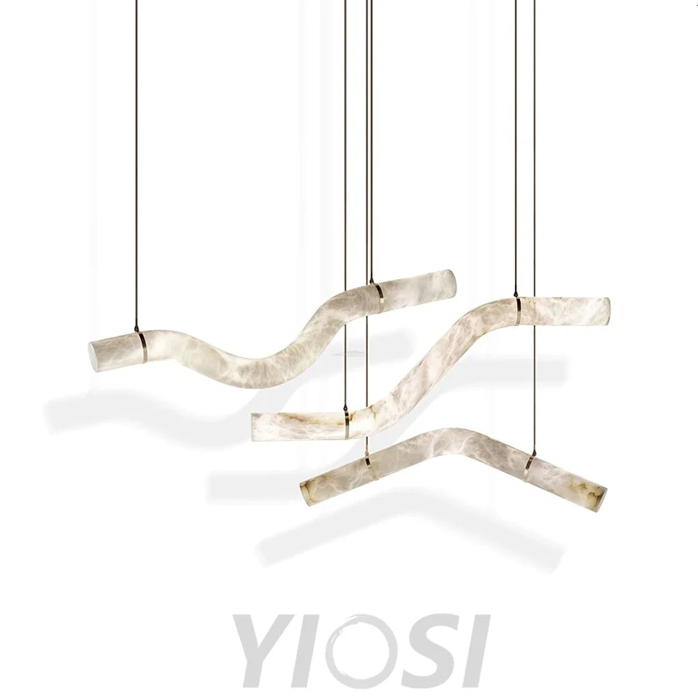 Infinity Alabaster Chandelier - Alabaster, Alabaster Chandelier-1-Yiosilamp