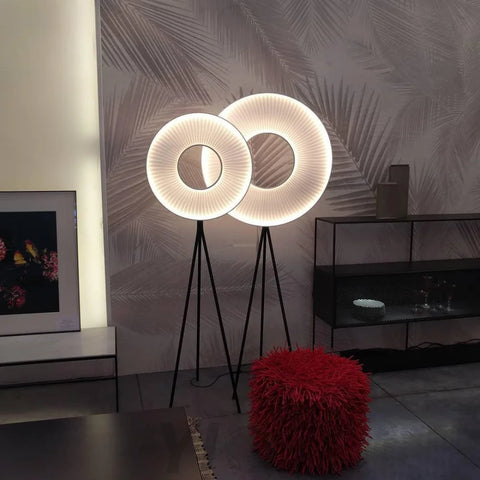 Iris Floor Lamp ∅ 23.6″ - Yiosilamp